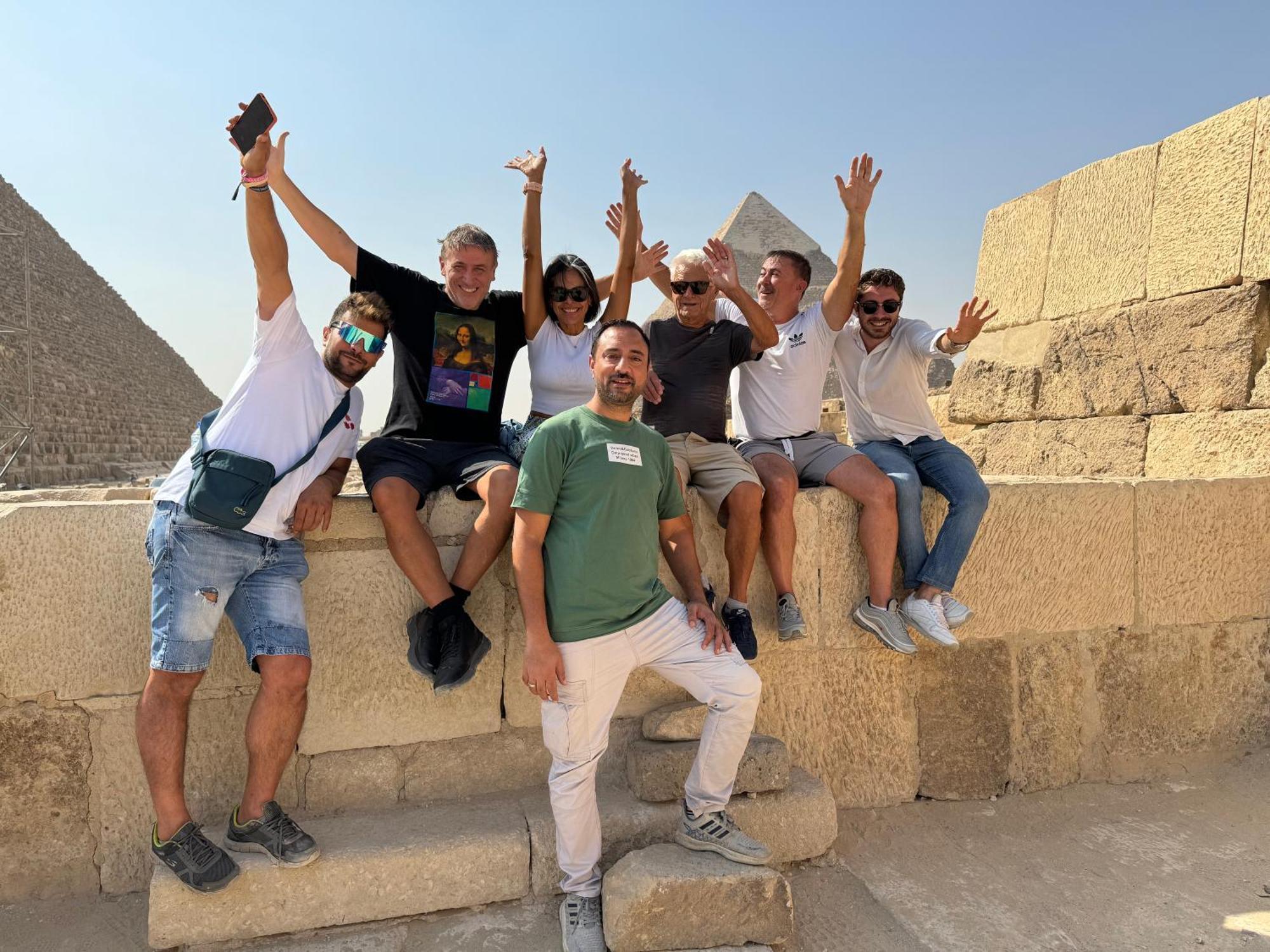 Unique Pyramids Boutique Inn Kafrat al Jabal Exterior foto