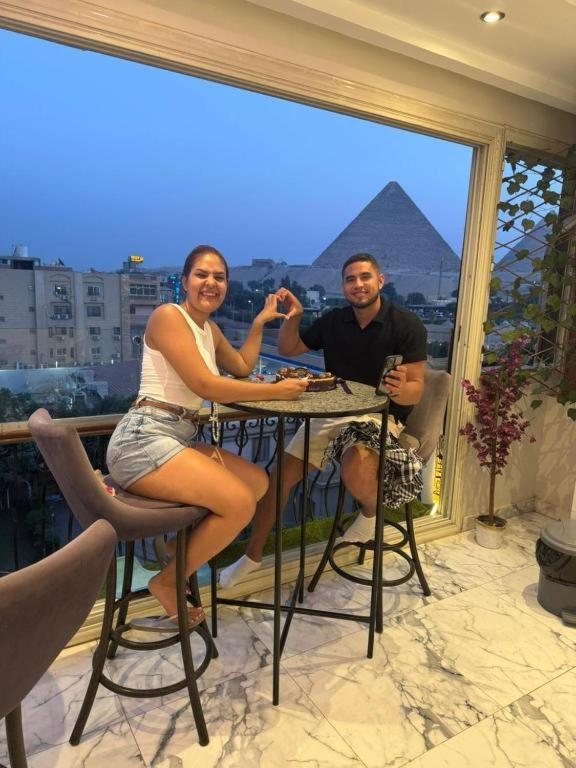 Unique Pyramids Boutique Inn Kafrat al Jabal Exterior foto